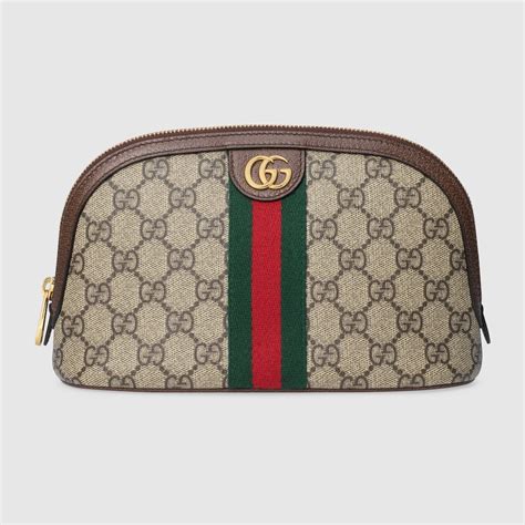 gucci ophidia floral cosmetic case|gucci ophidia clear bag.